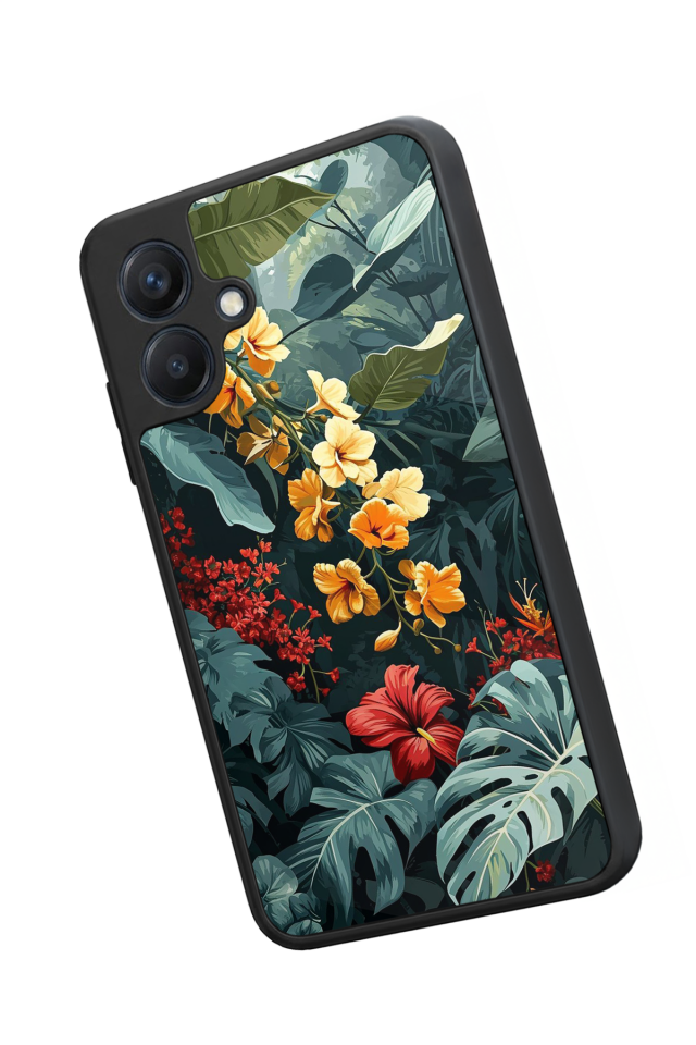 Samsung Galaxy A07 Uyumlu Botanik Tasarımlı Glossy Premium Kılıf