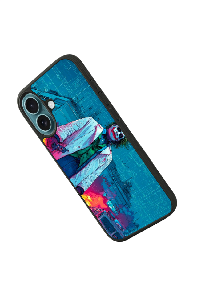 iPhone 16 Plus Uyumlu Joker Tasarımlı Glossy Premium Kılıf