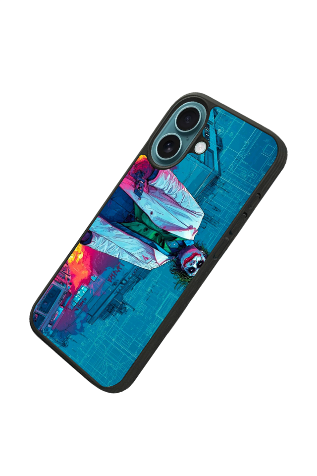 iPhone 16 Plus Uyumlu Joker Tasarımlı Glossy Premium Kılıf