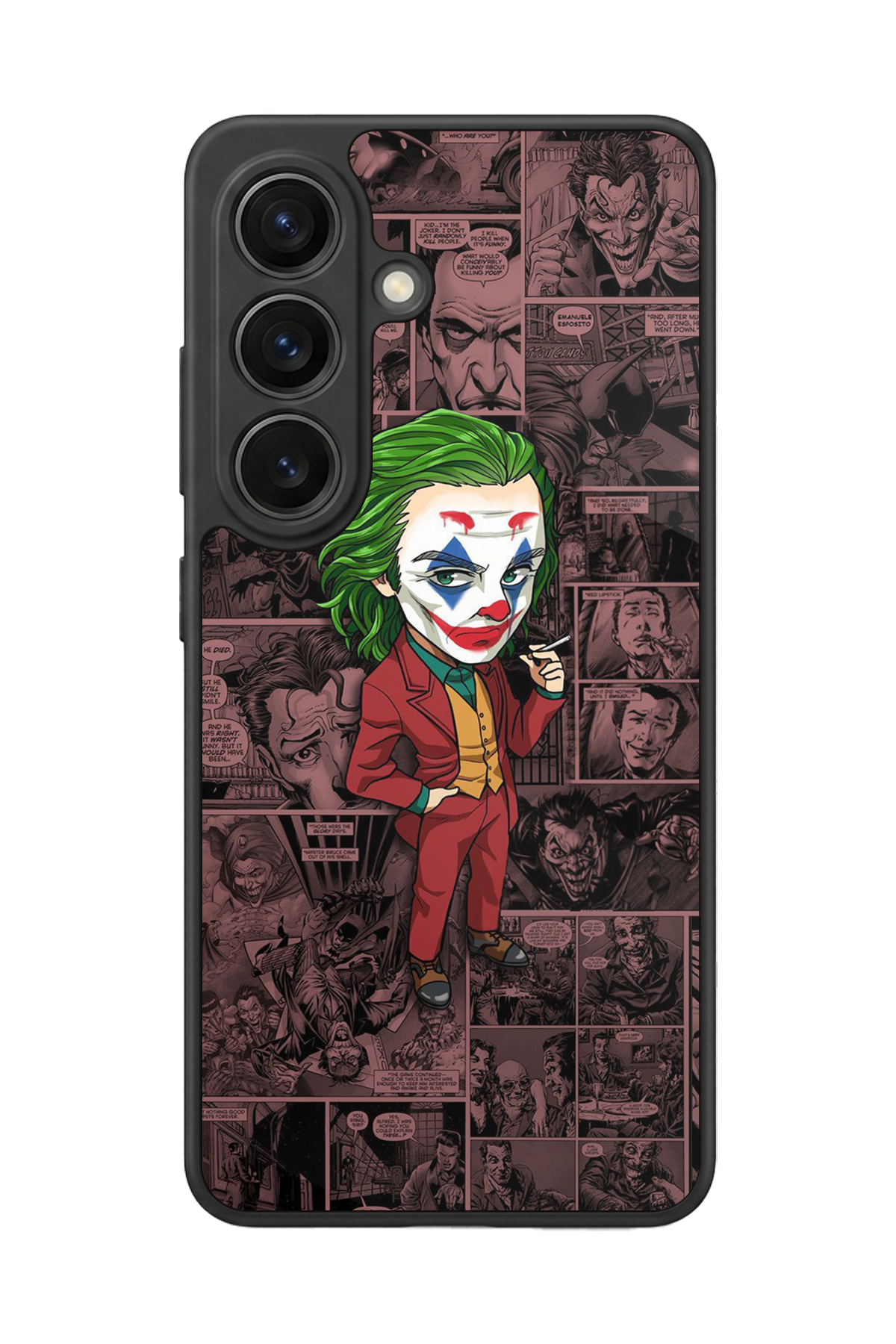 Samsung Galaxy S26 Uyumlu Joker Tasarımlı Glossy Premium Kılıf