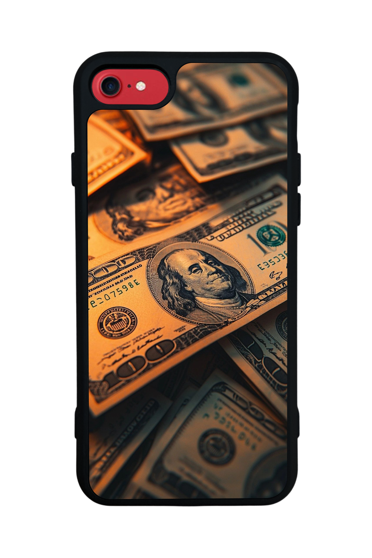 iPhone SE Uyumlu Para Tasarımlı Glossy Premium Kılıf