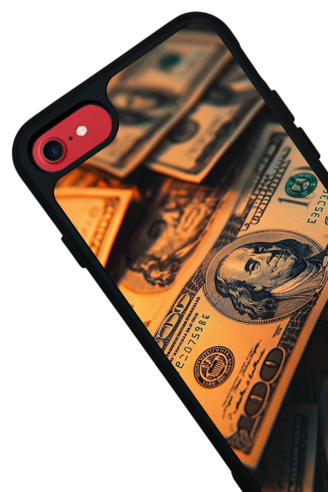 iPhone SE Uyumlu Para Tasarımlı Glossy Premium Kılıf