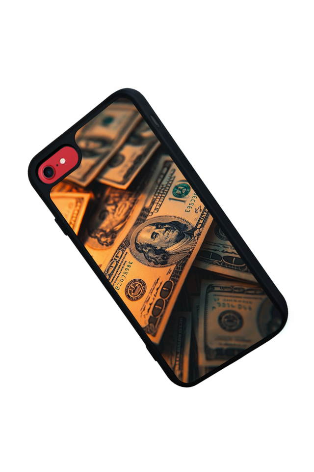 iPhone SE Uyumlu Para Tasarımlı Glossy Premium Kılıf