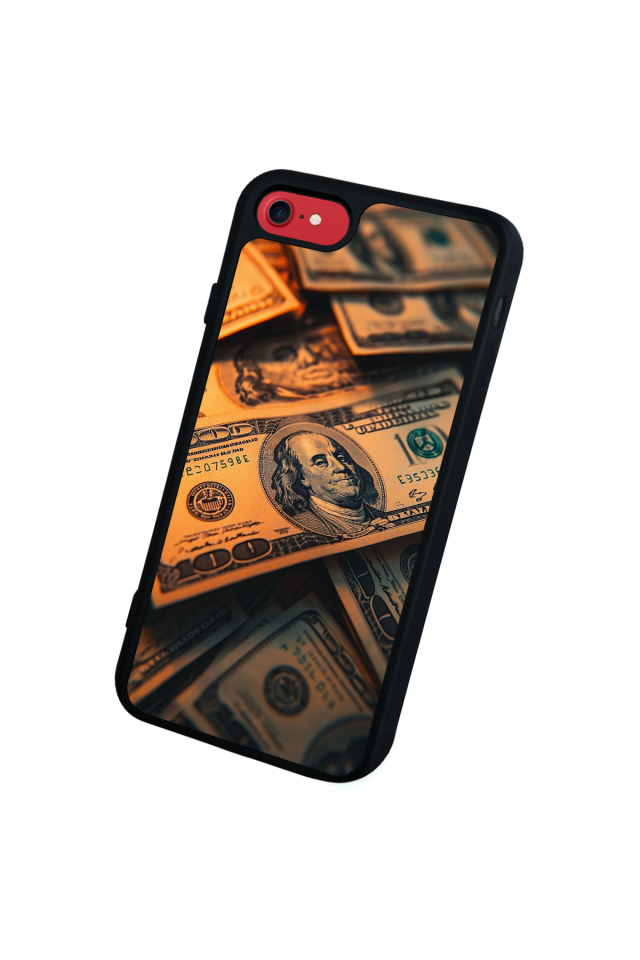 iPhone SE Uyumlu Para Tasarımlı Glossy Premium Kılıf
