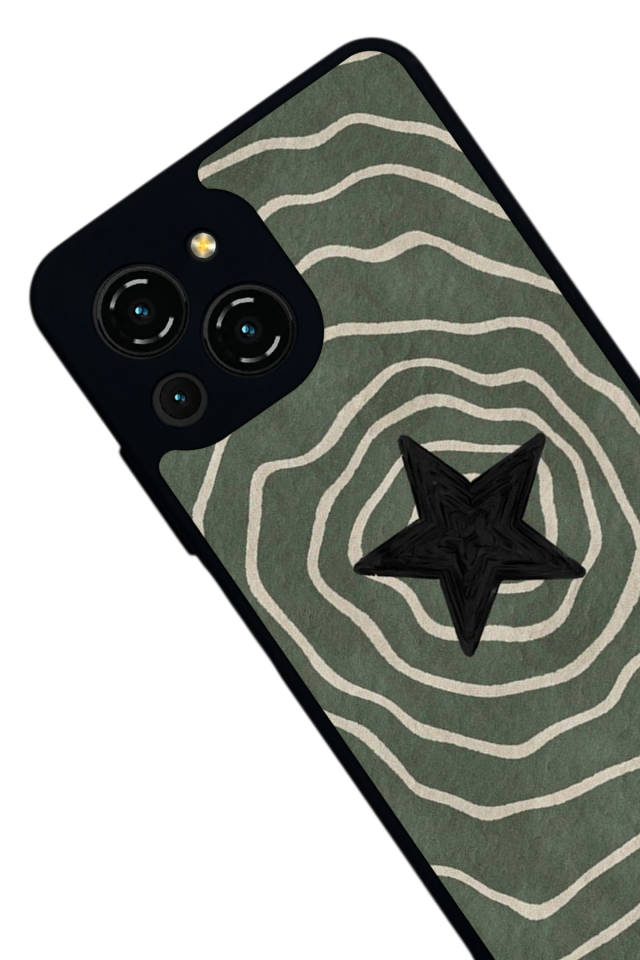 Reeder S23 Pro Max Uyumlu Retro Yildizlar Tasarımlı Glossy Premium Kılıf
