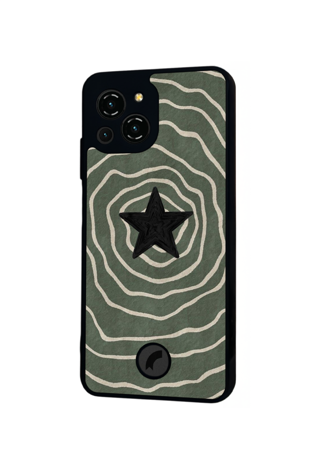 Reeder S23 Pro Max Uyumlu Retro Yildizlar Tasarımlı Glossy Premium Kılıf