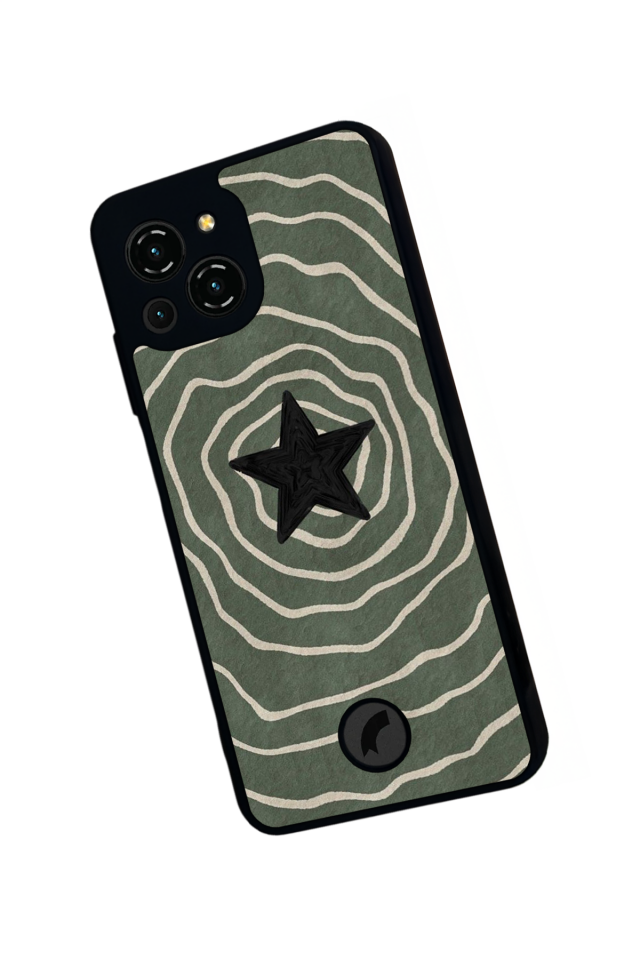 Reeder S23 Pro Max Uyumlu Retro Yildizlar Tasarımlı Glossy Premium Kılıf
