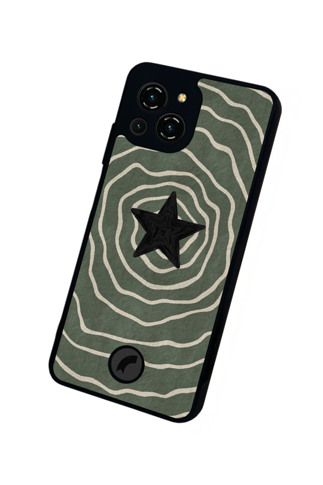 Reeder S23 Pro Max Uyumlu Retro Yildizlar Tasarımlı Glossy Premium Kılıf