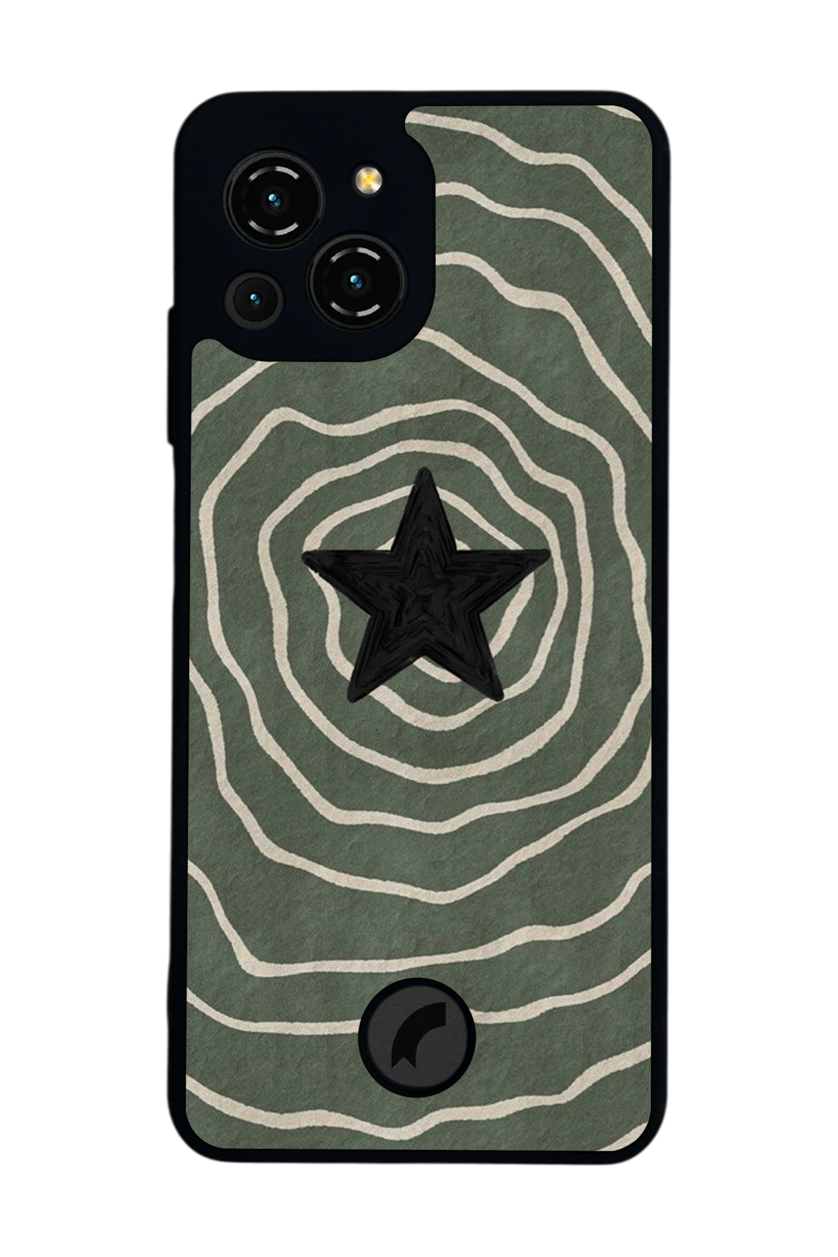 Reeder S23 Pro Max Uyumlu Retro Yildizlar Tasarımlı Glossy Premium Kılıf