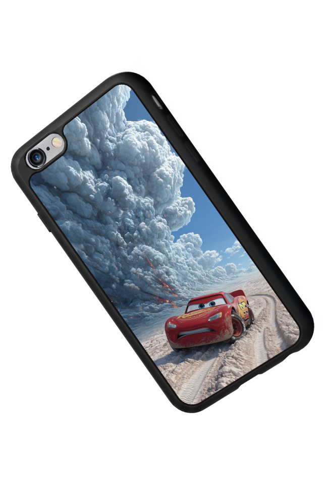iPhone 6s Plus Uyumlu Şimsek McQueen Tasarımlı Glossy Premium Kılıf