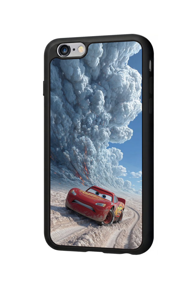 iPhone 6s Plus Uyumlu Şimsek McQueen Tasarımlı Glossy Premium Kılıf