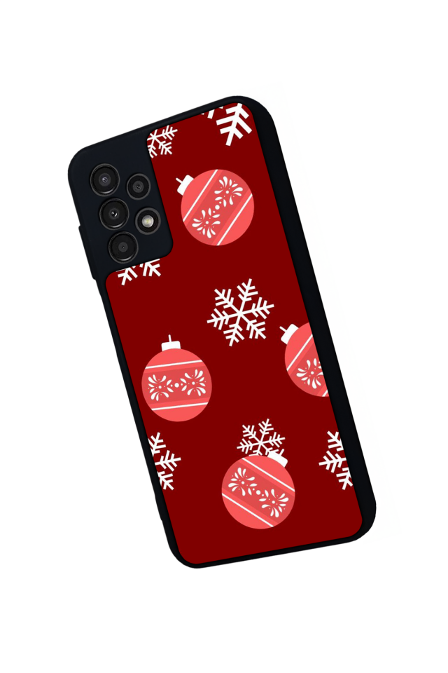 Samsung Galaxy A13 Uyumlu Yilbasi Christmas Tasarımlı Glossy Premium Kılıf