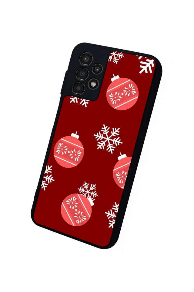 Samsung Galaxy A13 Uyumlu Yilbasi Christmas Tasarımlı Glossy Premium Kılıf
