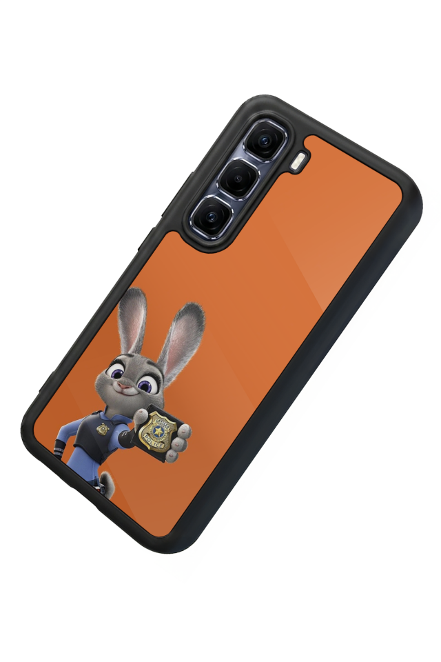 Infinix Hot 60 Pro Plus Uyumlu Zootropolis Tasarımlı Glossy Premium Kılıf