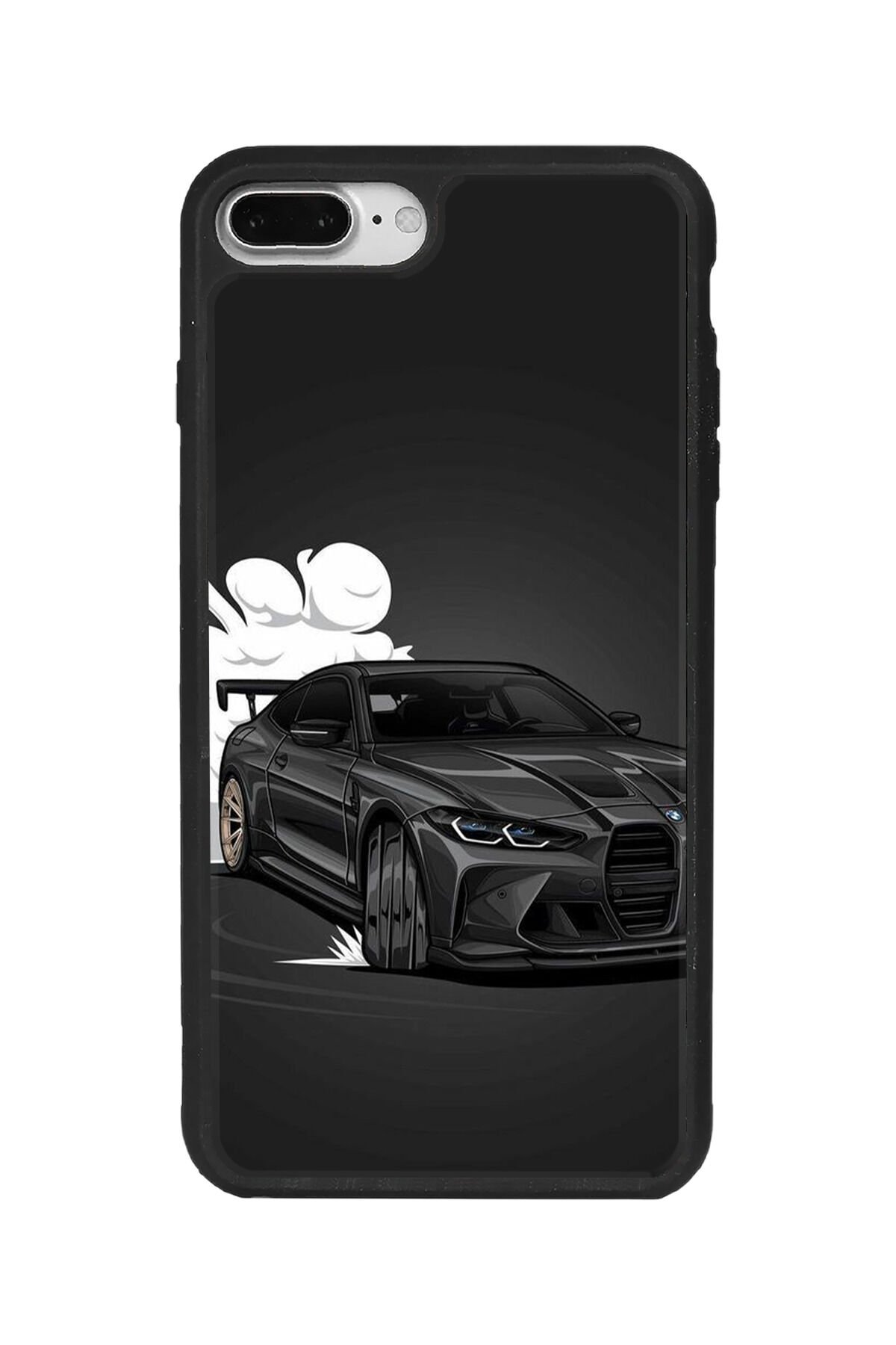 Apple iPhone 7 Plus Siyah Silikon Kılıf Çiziklere ve Darbelere Karşı Koruma