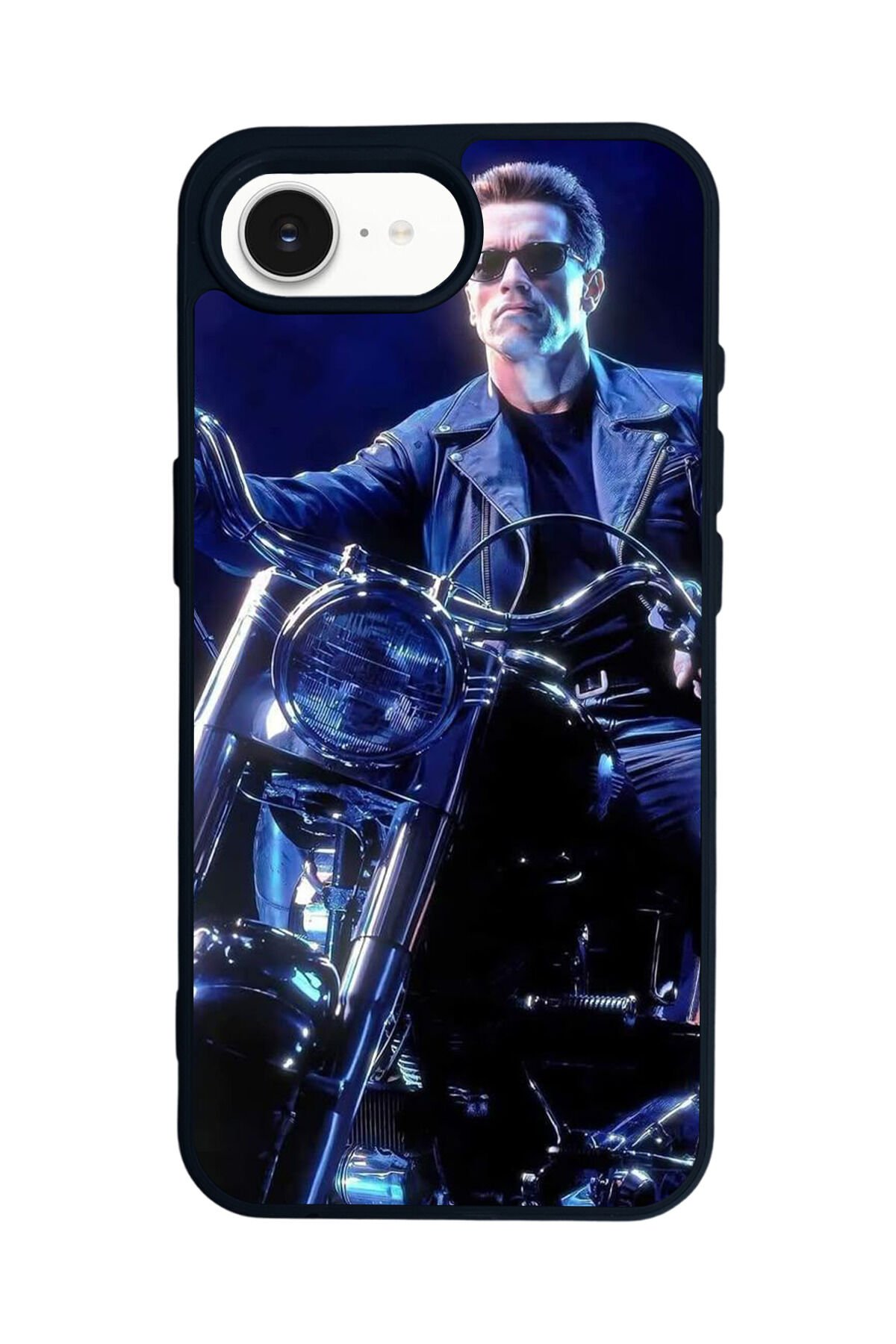 iPhone 16E Uyumlu Terminator Tasarımlı Glossy Premium Kılıf