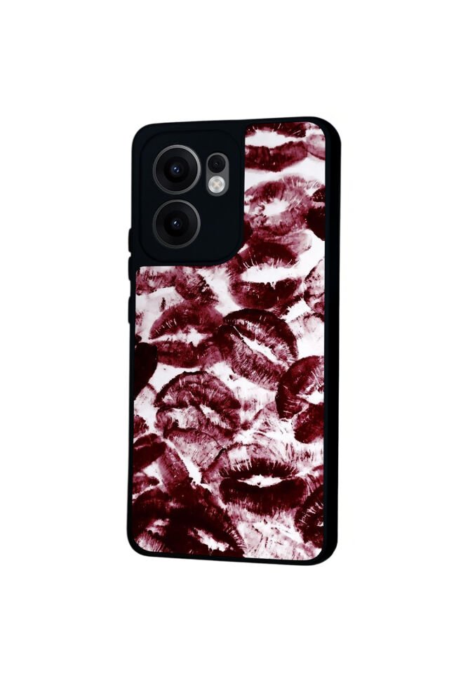 Oppo Reno 13F Uyumlu Dudak Tasarımlı Glossy Premium Kılıf