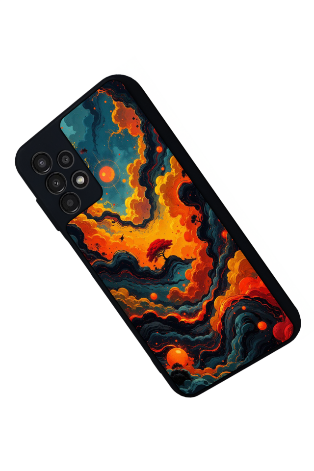 Samsung Galaxy A23 Uyumlu Abstract Tasarımlı Glossy Premium Kılıf
