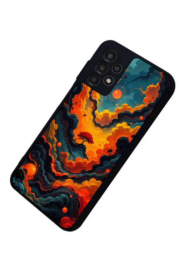 Samsung Galaxy A23 Uyumlu Abstract Tasarımlı Glossy Premium Kılıf