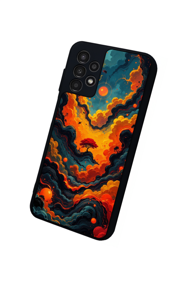 Samsung Galaxy A23 Uyumlu Abstract Tasarımlı Glossy Premium Kılıf