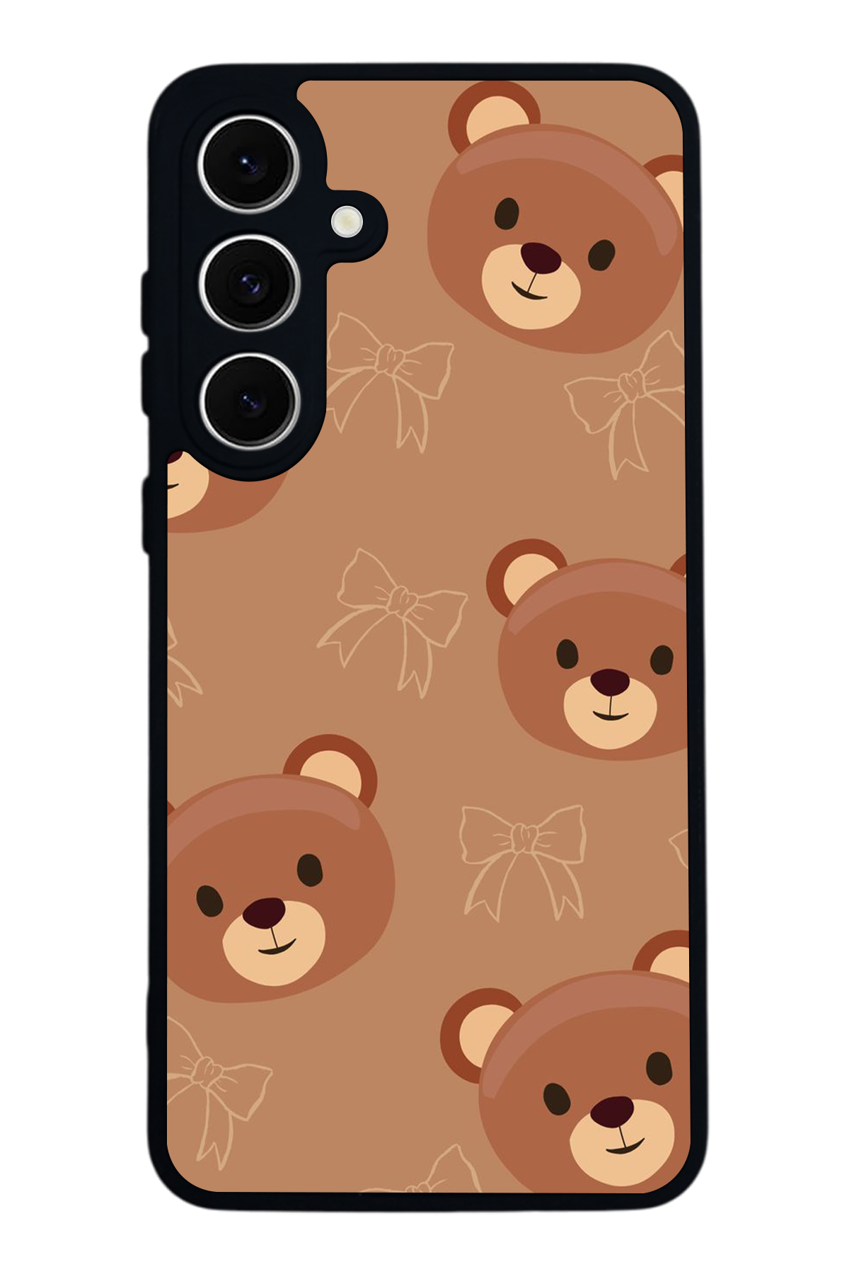 Samsung Galaxy S24 FE Uyumlu Ayı Tasarımlı Glossy Premium Kılıf