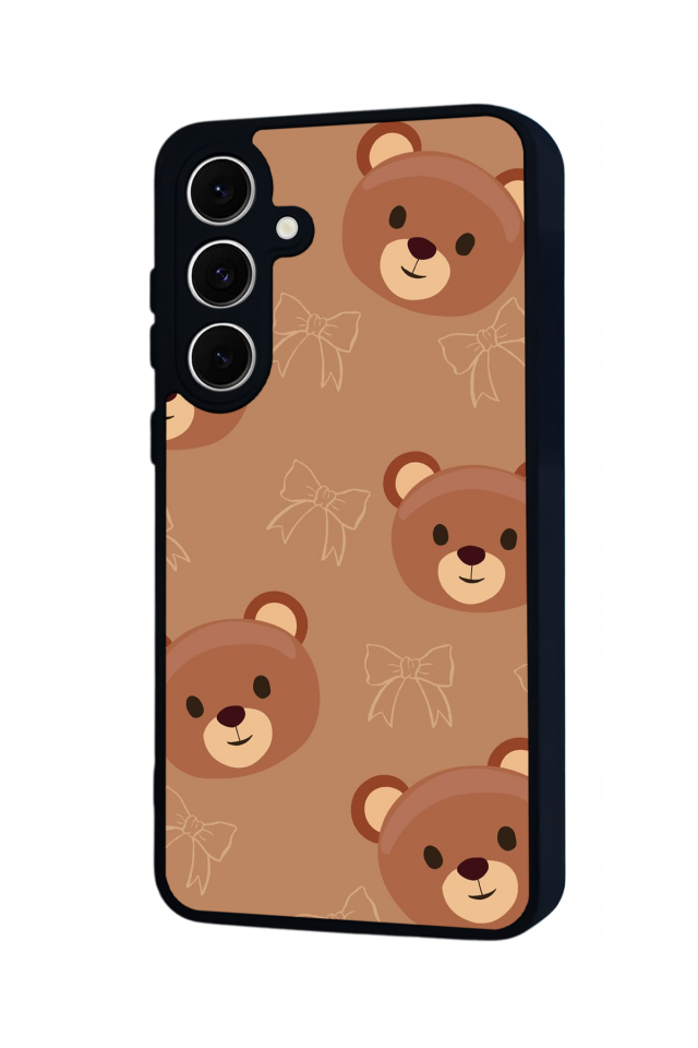 Samsung Galaxy S24 FE Uyumlu Ayı Tasarımlı Glossy Premium Kılıf