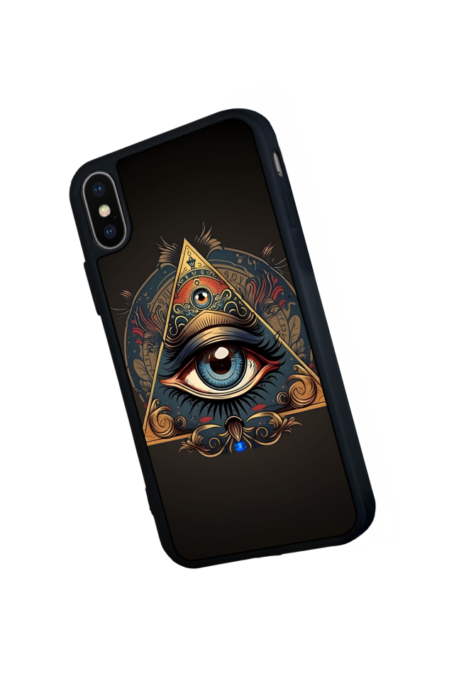 iPhone XS Max Uyumlu Göz Tasarımlı Glossy Premium Kılıf