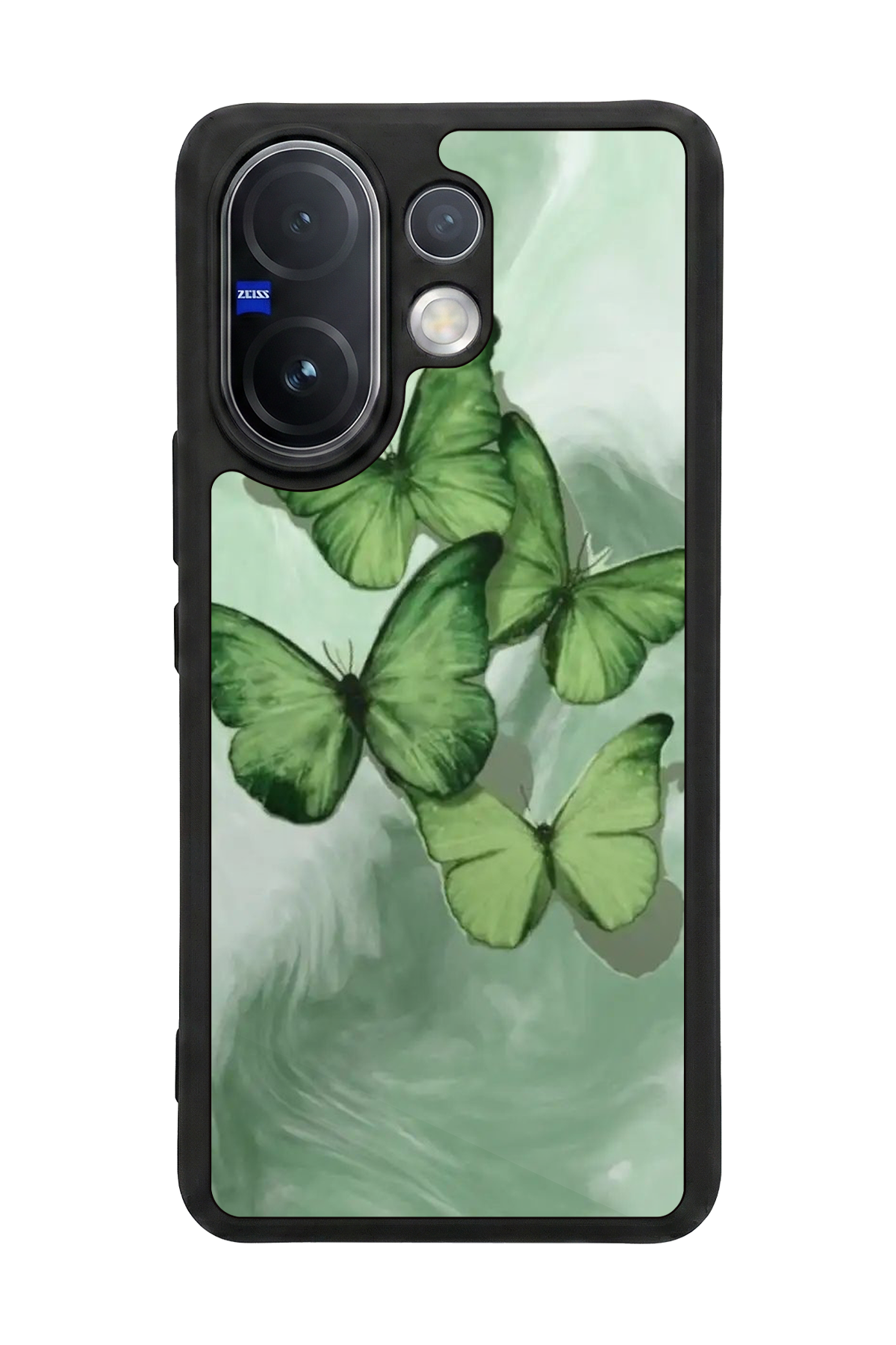 Vivo V60 Uyumlu Kelebek Tasarımlı Glossy Premium Kılıf
