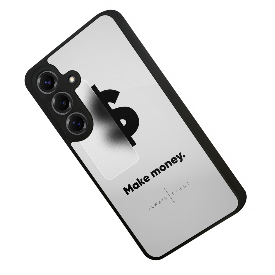 Samsung Galaxy S25 Uyumlu Money Para Tasarımlı Glossy Premium Kılıf