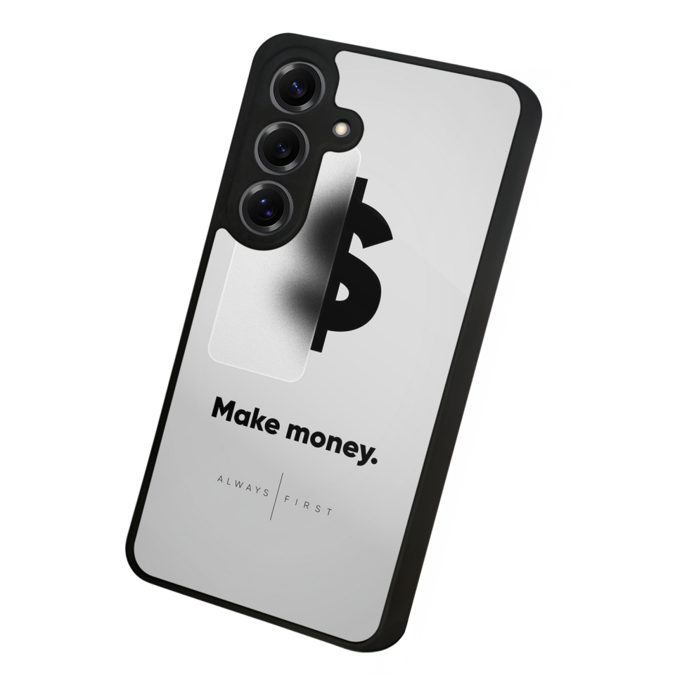 Samsung Galaxy S25 Uyumlu Money Para Tasarımlı Glossy Premium Kılıf