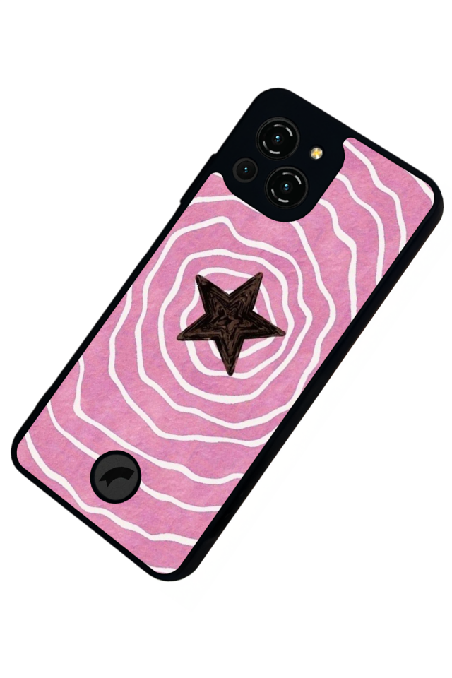 Reeder S23 Pro Max Uyumlu Retro Yildizlar Tasarımlı Glossy Premium Kılıf