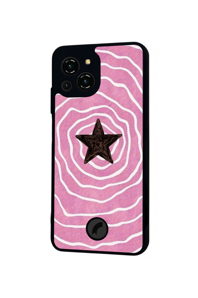 Reeder S23 Pro Max Uyumlu Retro Yildizlar Tasarımlı Glossy Premium Kılıf