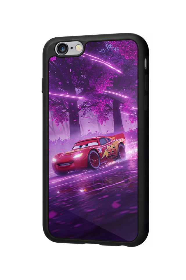 iPhone 6s Plus Uyumlu Şimsek McQueen Tasarımlı Glossy Premium Kılıf