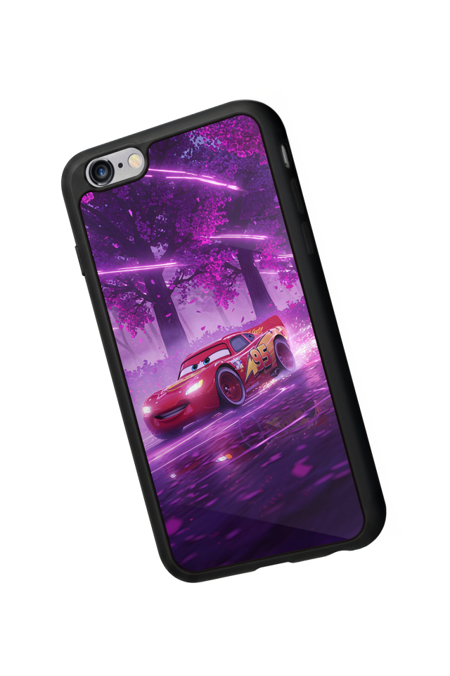 iPhone 6s Plus Uyumlu Şimsek McQueen Tasarımlı Glossy Premium Kılıf