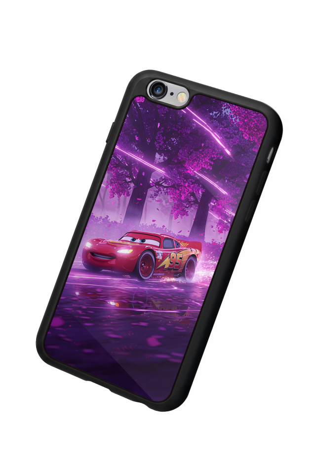 iPhone 6s Plus Uyumlu Şimsek McQueen Tasarımlı Glossy Premium Kılıf