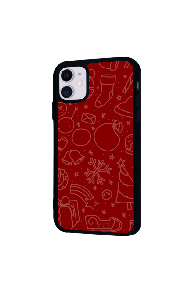 iPhone 11 Uyumlu Yilbasi Christmas Tasarımlı Glossy Premium Kılıf