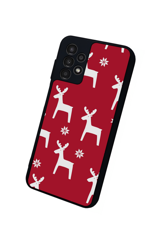 Samsung Galaxy A13 Uyumlu Yilbasi Christmas Tasarımlı Glossy Premium Kılıf