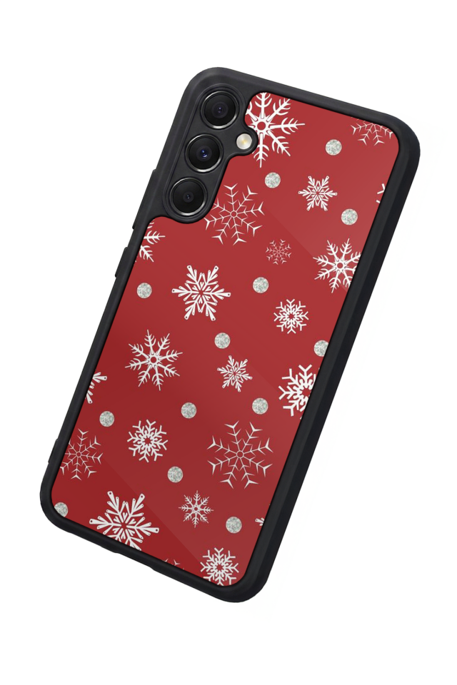 Samsung Galaxy M34 Uyumlu Yilbasi Christmas Tasarımlı Glossy Premium Kılıf