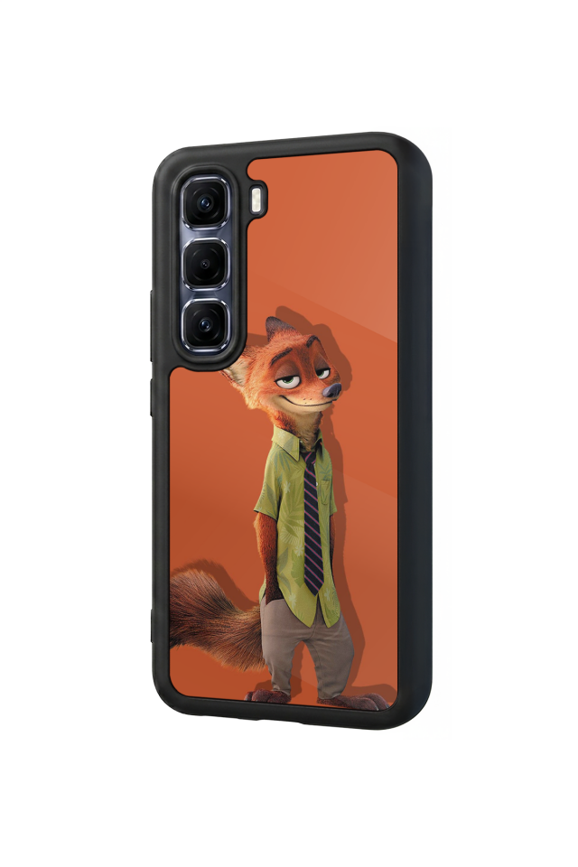 Infinix Hot 60 Pro Plus Uyumlu Zootropolis Tasarımlı Glossy Premium Kılıf