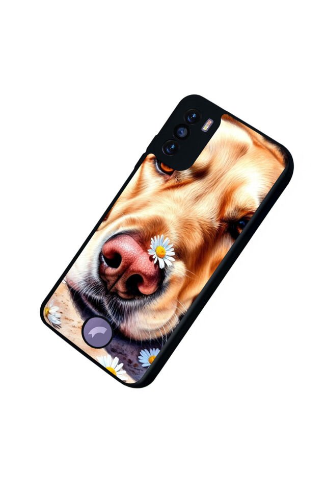 Reeder S19 Max Pro S Uyumlu Golden Kopek Tasarımlı Glossy Premium Kılıf