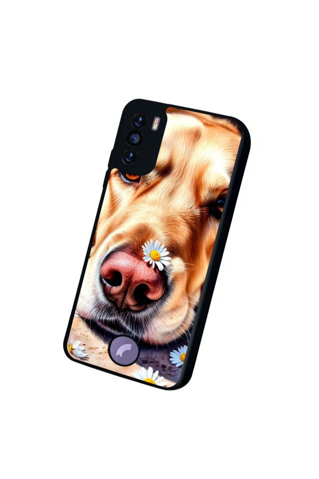 Reeder S19 Max Pro S Uyumlu Golden Kopek Tasarımlı Glossy Premium Kılıf