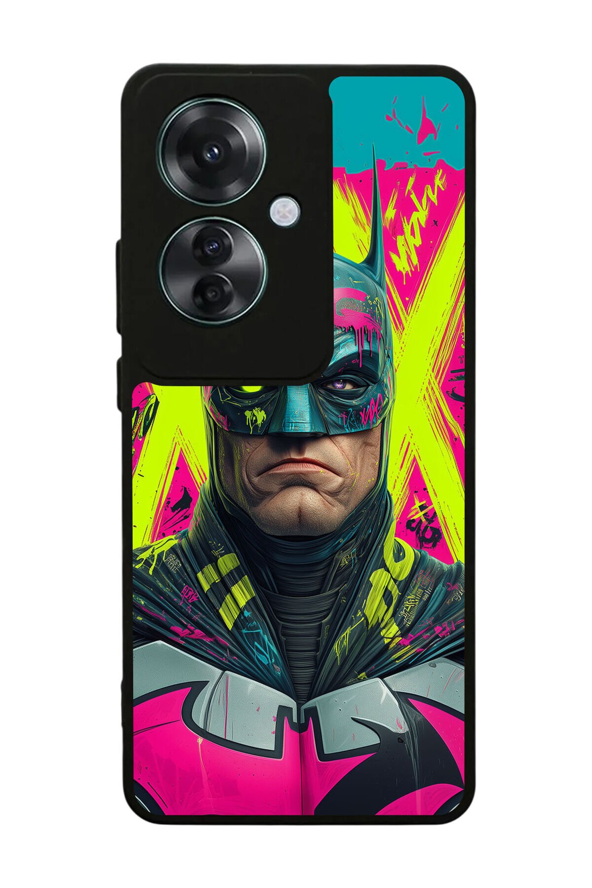 Oppo Reno 11F Uyumlu Batman Tasarımlı Glossy Premium Kılıf