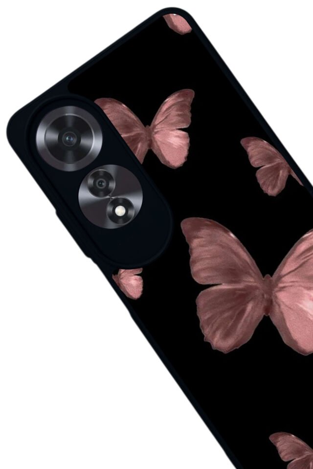 Oppo A60 Mat Siyah uyumlu Kılıf – Yumuşak Silikon, Koruyucu, Şok Emici Kapak