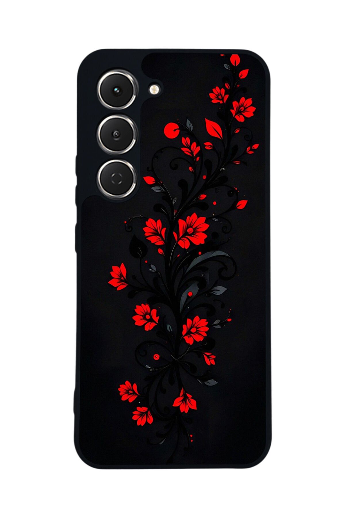 Tecno Spark 40 Pro Uyumlu Floral Tasarımlı Glossy Premium Kılıf