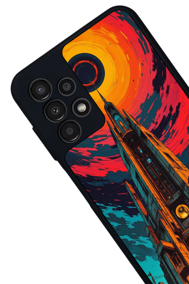 Samsung Galaxy A23 Uyumlu Abstract Tasarımlı Glossy Premium Kılıf