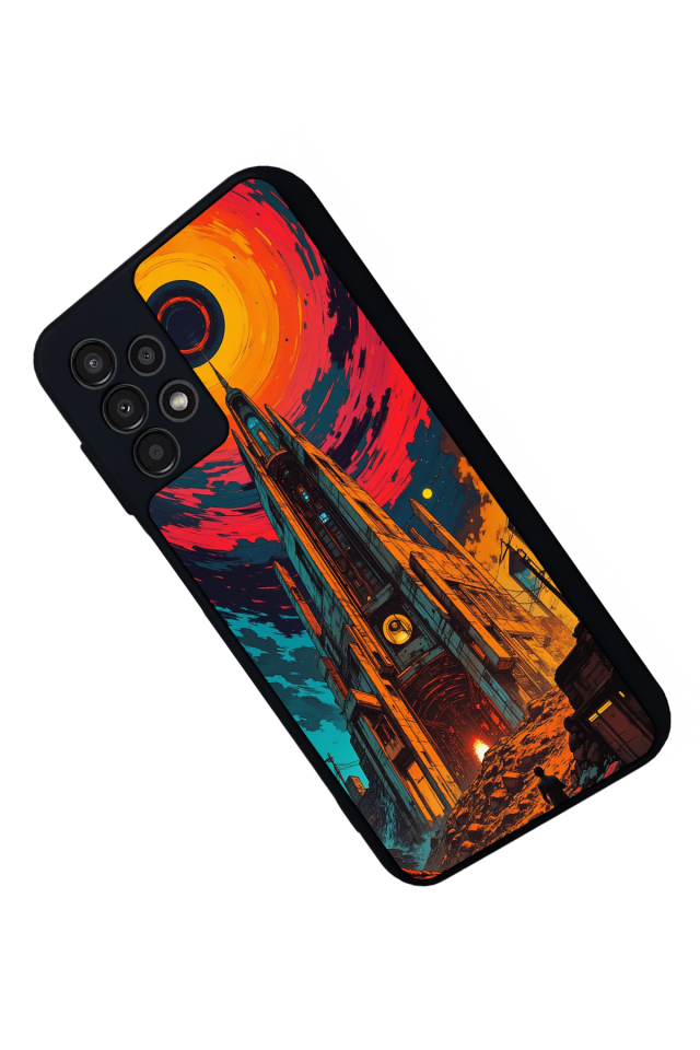 Samsung Galaxy A23 Uyumlu Abstract Tasarımlı Glossy Premium Kılıf