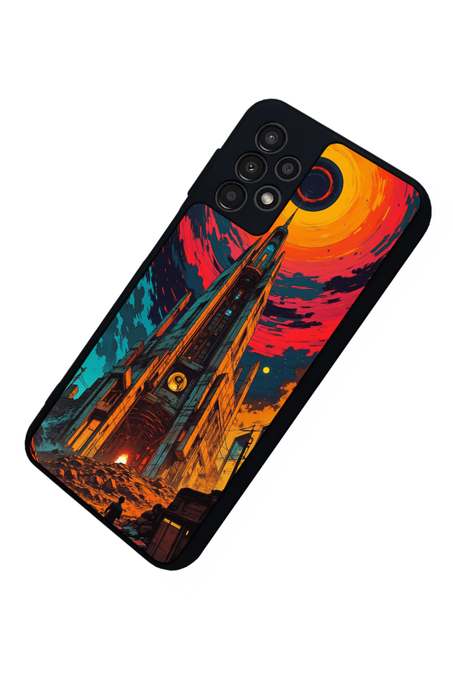 Samsung Galaxy A23 Uyumlu Abstract Tasarımlı Glossy Premium Kılıf