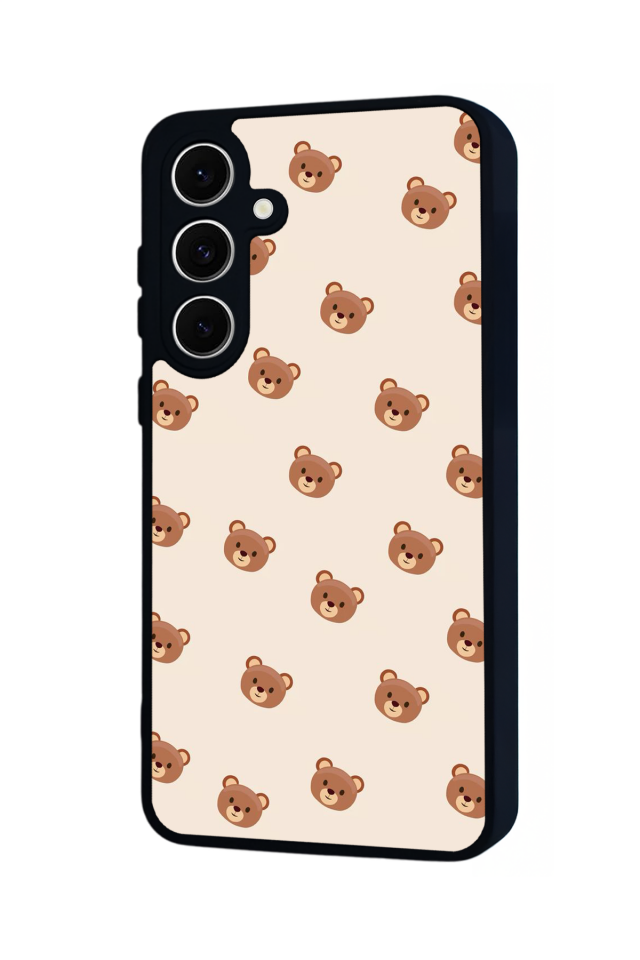 Samsung Galaxy S24 FE Uyumlu Ayı Tasarımlı Glossy Premium Kılıf