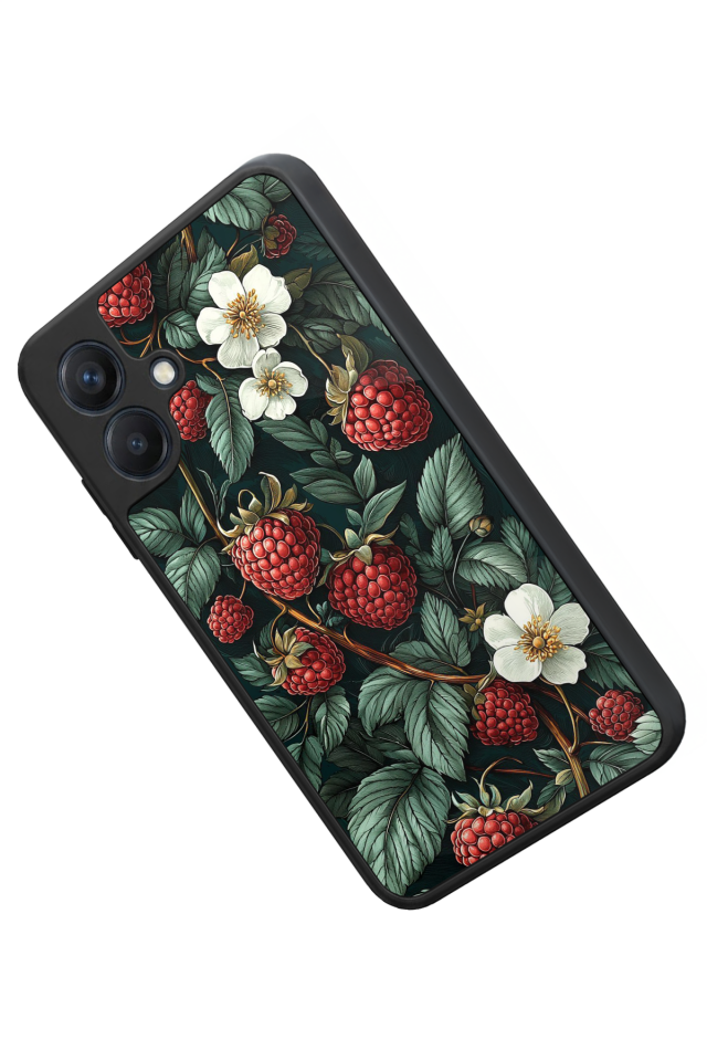 Samsung Galaxy A07 Uyumlu Botanik Tasarımlı Glossy Premium Kılıf