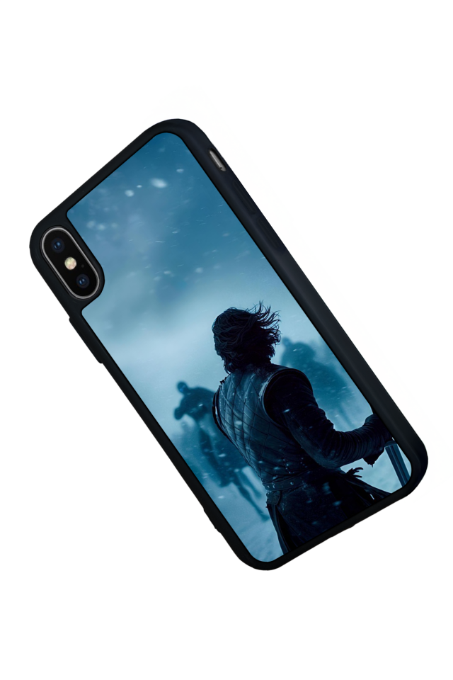 iPhone X/ XS Uyumlu GameOfThrones Tasarımlı Glossy Premium Kılıf